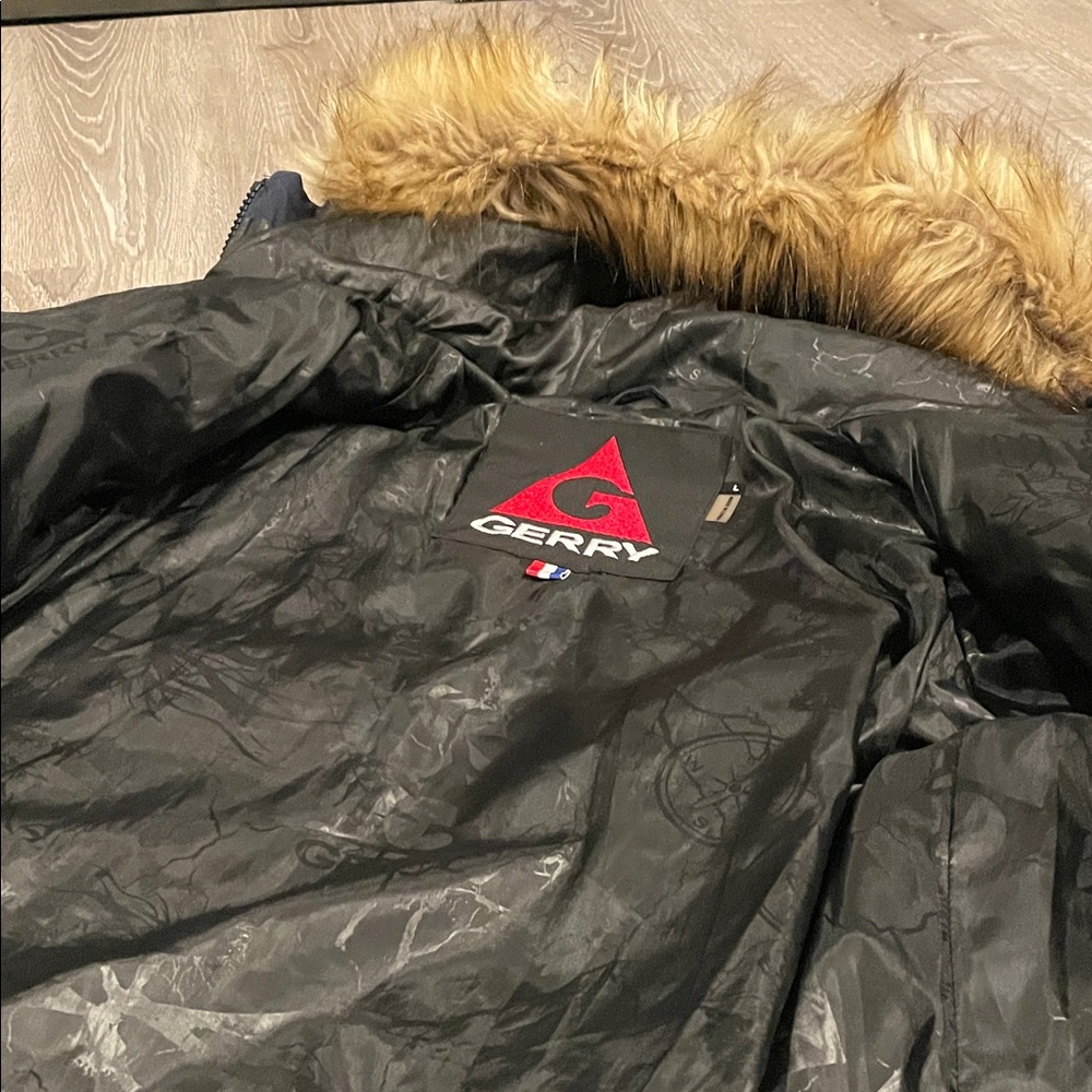NWOT • Gerry Navy Down Parka with Faux Fur Hood - Picture 13 of 15